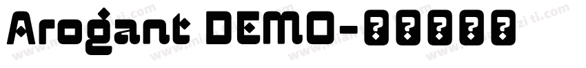 Arogant DEMO字体转换